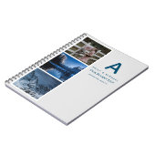 Koppels BUCKET LIST Foto Collage Pas getrouwd Jour Notitieboek (Linkerzijde)