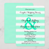 Koppels Coed Bruiloft Douche Uitnodiging Waterverf (Voorkant / Achterkant)