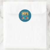 Koppels Cruisen Samen Blijven Samen Ronde Sticker (Tas)