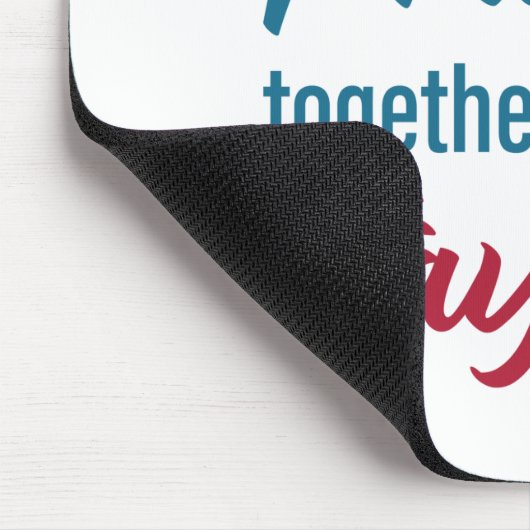 Koppels die samen bidden, blijven samen muismat (Hoek)