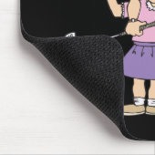 koppels die samen Golf blijven Muismat (Hoek)