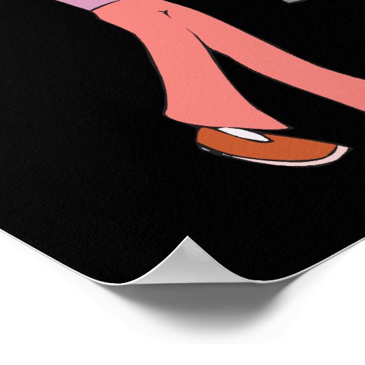 koppels die samen Golf blijven Poster (Hoek)