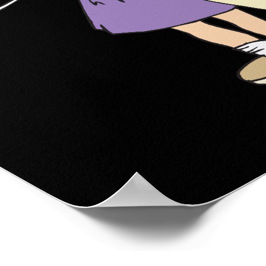 koppels die samen Golf blijven Poster (Hoek)