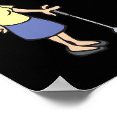 koppels die samen Golf blijven Poster (Hoek)