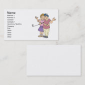 koppels die samen Golf blijven Visitekaartje (Voorkant / Achterkant)