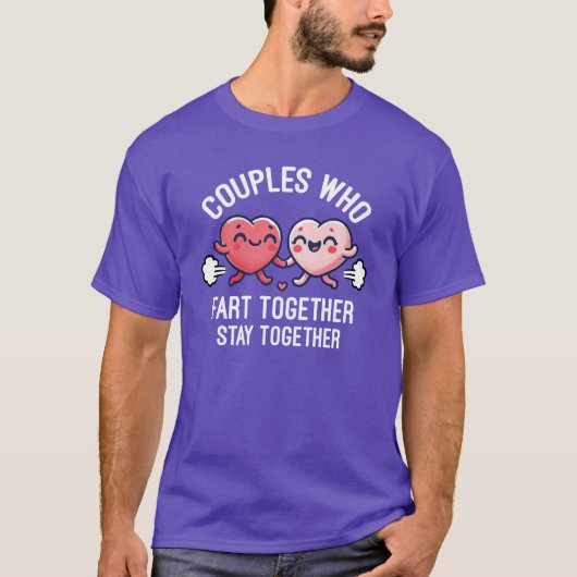 Koppels Die Samen Vliegen Blijven Samen - Grappig T-shirt (Voorkant)