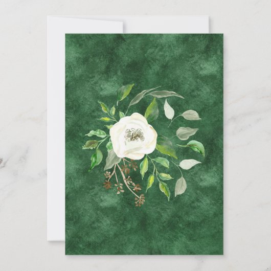 Koppels Douche BOHO Eucalyptus Zaad Krans Bladeren Kaart (Achterkant)