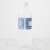Koppels Douche Bruiloft Favor Water Fles Labels Waterfles Etiket (Achterkant)