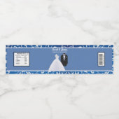 Koppels Douche Bruiloft Favor Water Fles Labels Waterfles Etiket (Enkel label)