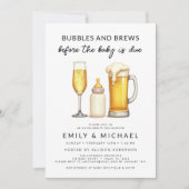 Koppels Douche Bubbels & Brouwen Voordat de Baby i Kaart (Voorkant)