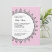 Koppels Douche  Classic Barok Swirl Kaart (Staand voorkant)