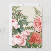 Koppels Douche  Engels Bloemen Roos Goud Kaart (Achterkant)