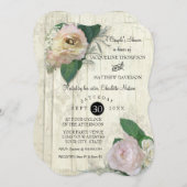 Koppels Douche Modern   Bloemenhout Kaart (Voorkant / Achterkant)