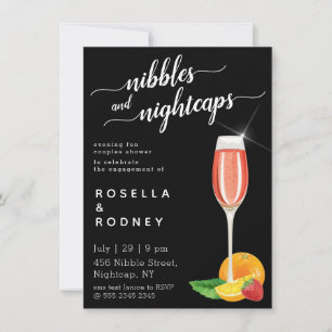 Koppels Douche Nibbles Nachtkappen Budget Uitnodig Kaart