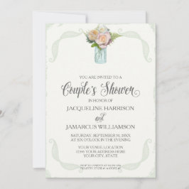 Koppels Douche Rustieke Houten Raad Kant Typografi Kaart