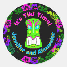 Koppels douche Tiki tijd