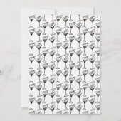 Koppels douchen moderne natuurlijke elegante handg kaart (Achterkant)