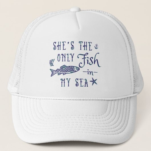 Koppels echtgenoot vrouw schattig bijpassende crui trucker pet (Voorkant)