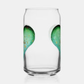 Koppels/Elke Naam Rustiek Hart Blikvorm Glas (Links)