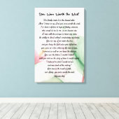 Koppels en geliefden schrijven muurkunst canvas afdruk (Insitu (Houten vloer))