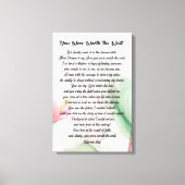 Koppels en Geliefden Script Muurkunst Canvas Afdruk (Voorkant)