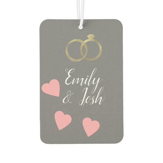 Koppels Foto hoort roze roze luchtverfrisser (Achterkant)