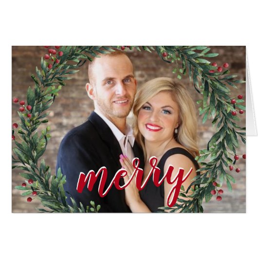 Koppels Foto Kerstmis (Voorkant Horizontaal)