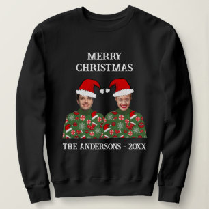 Koppels Foto Merry kerst Ugly Sweater