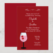 Koppels, gemengde Drink, cocktailparty-uitnodiging Kaart (Voorkant / Achterkant)