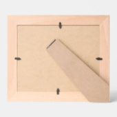 Koppels gepersonaliseerde gift Bloemen Houten geët Gegraveerde Lijstjes (Achterkant)