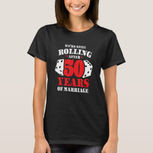 Koppels Getrouwd 50 Jaar - Grappige 50ste bruiloft T-shirt