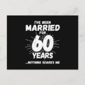 Koppels Getrouwd 60 Jaar Grappig 60e Trouwdag Briefkaart (Voorkant)