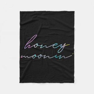 Koppels Getrouwd Matching Honeymoon Vakantie Honin Fleece Deken