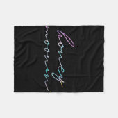 Koppels Getrouwd Matching Honeymoon Vakantie Honin Fleece Deken (Voorkant (Horizontaal))