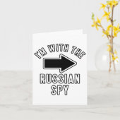 Koppels Halloween kostuum Ik ben met de Russische  Kaart (Gele Bloem)