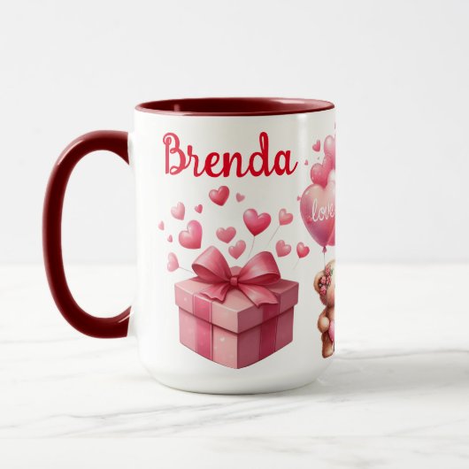 Koppels in liefde Teddy Bears Mok (Links)