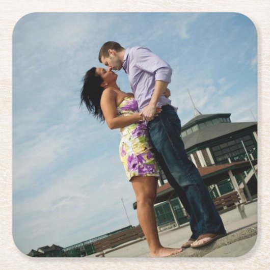 koppels in liefde | Vierkante Onderzetters (Voorkant)