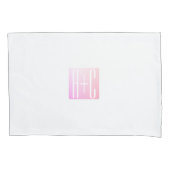 Koppels Initialen | Subtiele Roze Gradiënt Kussensloop (Voorkant)