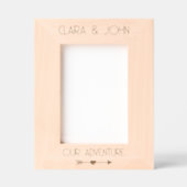 Koppels Keepsake Lijst – ons avontuur Gegraveerde Lijstjes (Voorkant)
