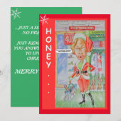 Koppels Kerst Wenskaart Feestdagenkaart (Voorkant / Achterkant)