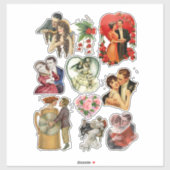 Koppels Liefhebbers  Romance Art Sticker (Vel)