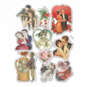 Koppels Liefhebbers  Romance Art Sticker (Voorkant)