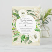 Koppels met BOHO-zaadjes Eucalyptus WreatRozen Kaart (Staand voorkant)