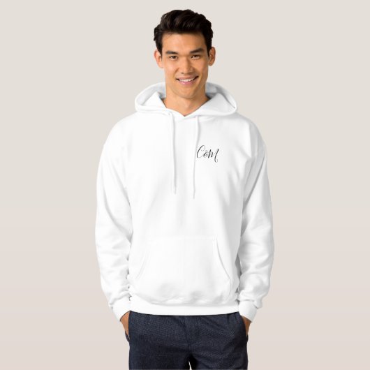 koppels met Initialen Hoodie (Voorkant volledig)