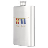 Koppels Monogram Maritime Signal Flags Waterverf Flacon (Links)
