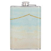 Koppels Monogram Maritime Signal Flags Waterverf Heupfles (Achterkant)