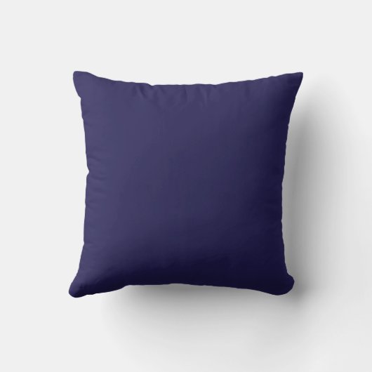 Koppels Monogram Pillow | Navy Blue Kussen (Achterkant)