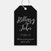 Koppels Namen en Speciale Bericht Klassiek Cadeaulabel (Voorkant)