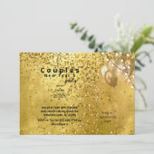 Koppels Nieuw Feestelijk Oud en Nieuw Feest Kaart (Staand voorkant)