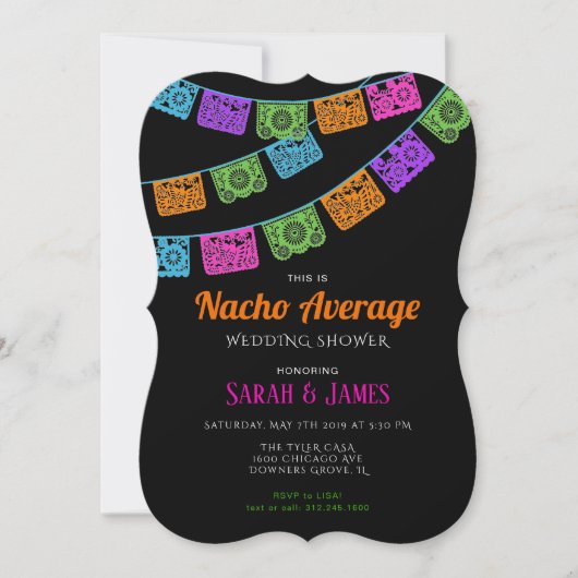 Koppels — Papel Picado Fiesta Kaart (Voorkant)